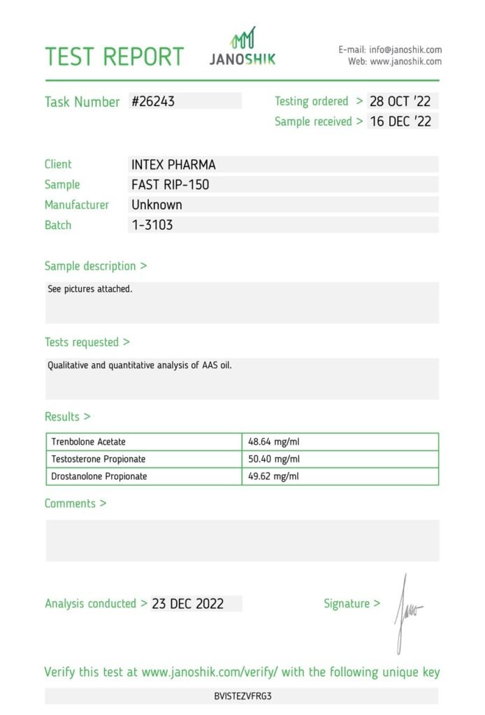 Intex Pharma RIP-150mg/1ml - Image 2
