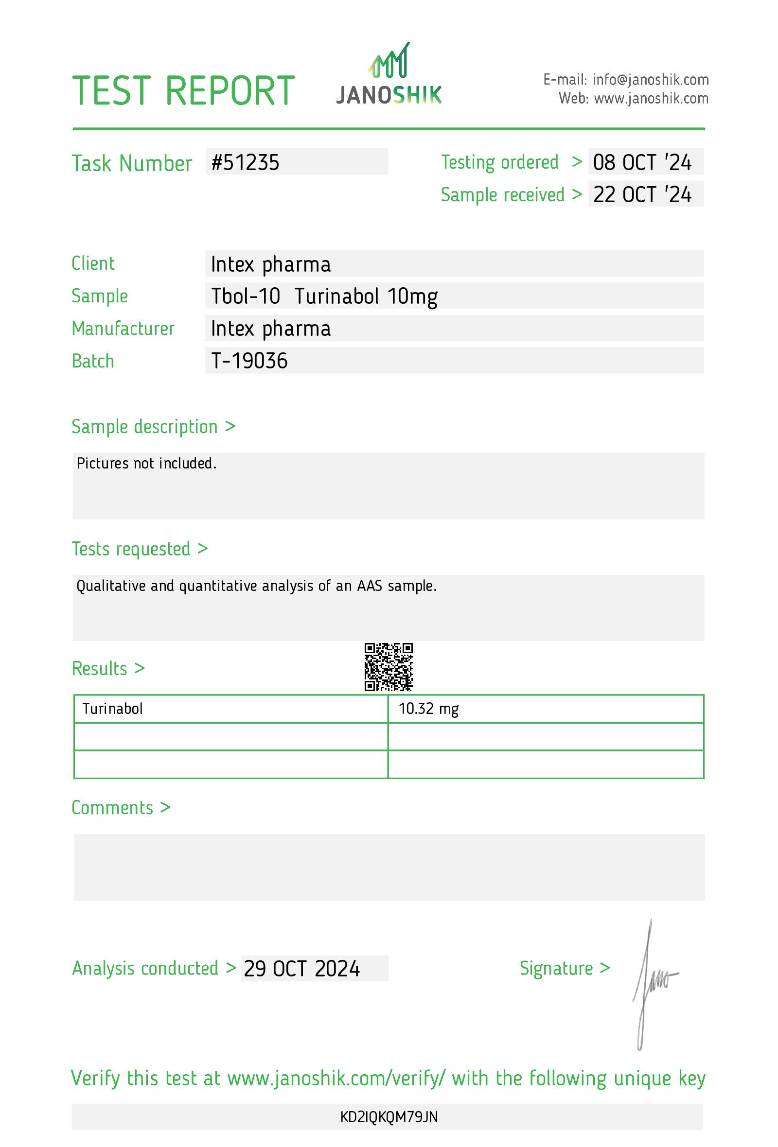 Intex Pharma Turinabol 10mg x 100 tabs - Image 2