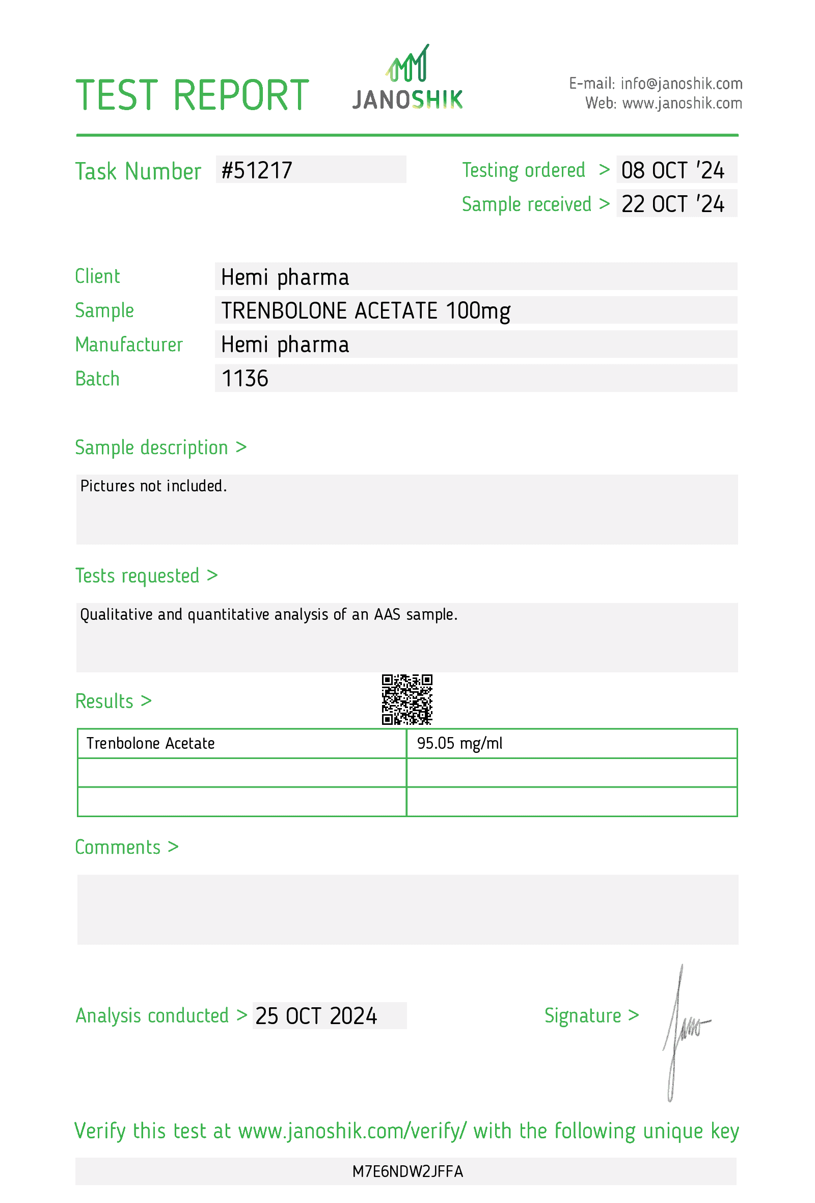 Hemi Pharma Trenbolone Ace - Image 2