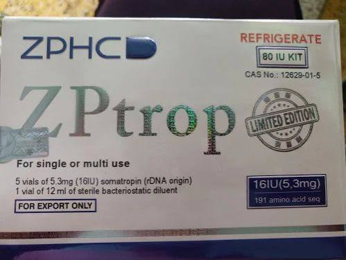 ZPHC ZPtrop HGH 80iu + Bacteriostatic Water80iu kit
